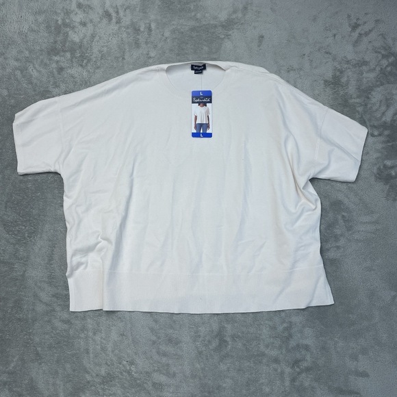 Splendid Womens L Cream Blouse Top Shirt e0827 - Picture 4 of 6